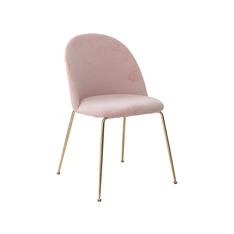 Chaises de salle à manger en métal de Style nordique, chaise sans bras latérale pour la cuisine