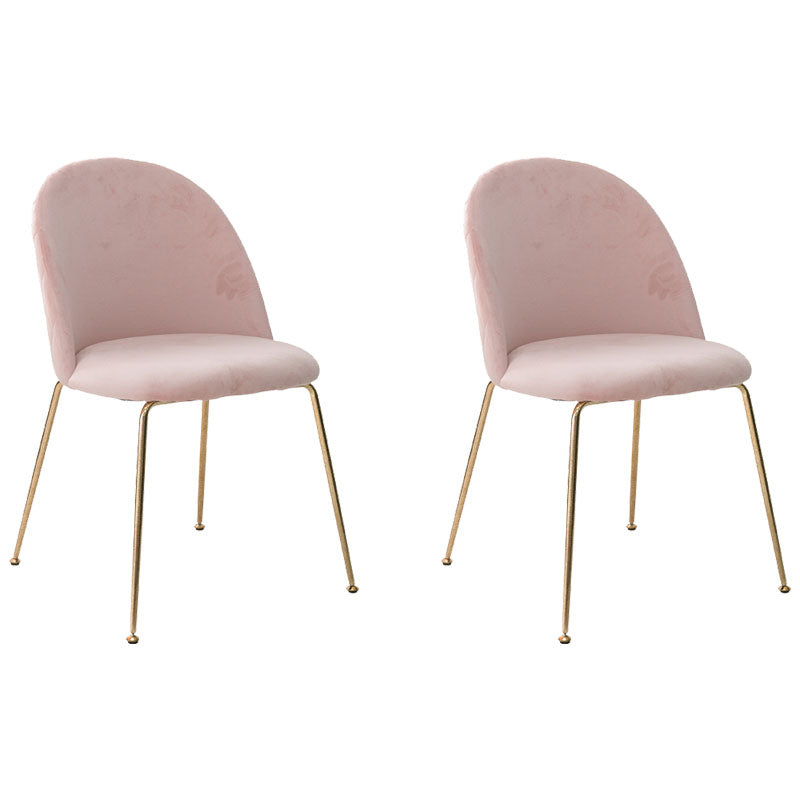 Chaises de salle à manger en métal de Style nordique, chaise sans bras latérale pour la cuisine