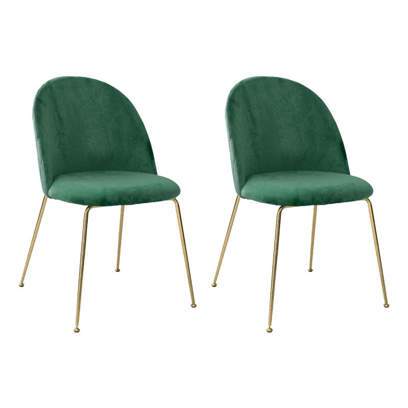 Chaises de salle à manger en métal de Style nordique, chaise sans bras latérale pour la cuisine