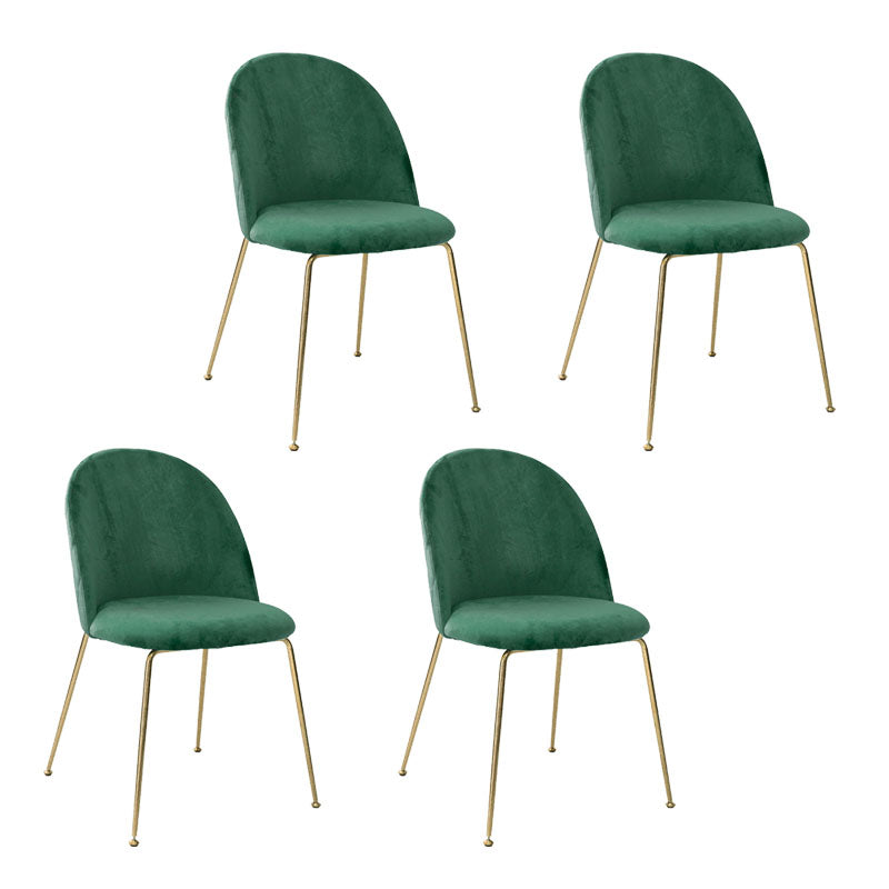 Chaises de salle à manger en métal de Style nordique, chaise sans bras latérale pour la cuisine