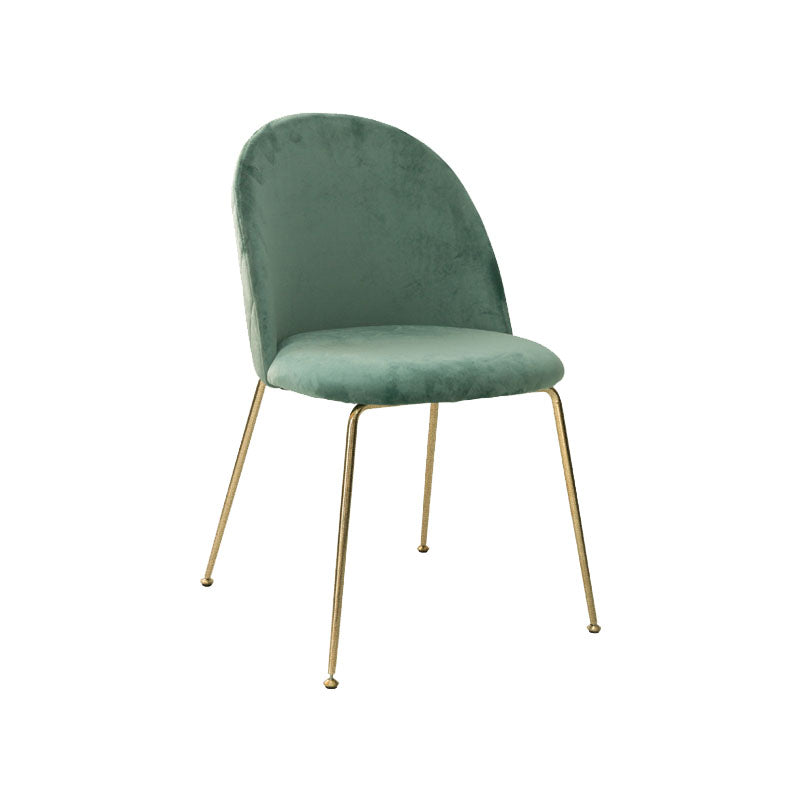 Chaises de salle à manger en métal de Style nordique, chaise sans bras latérale pour la cuisine