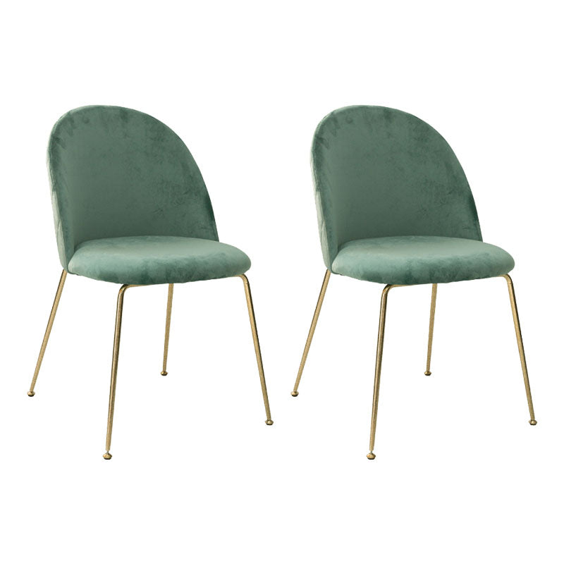 Chaises de salle à manger en métal de Style nordique, chaise sans bras latérale pour la cuisine