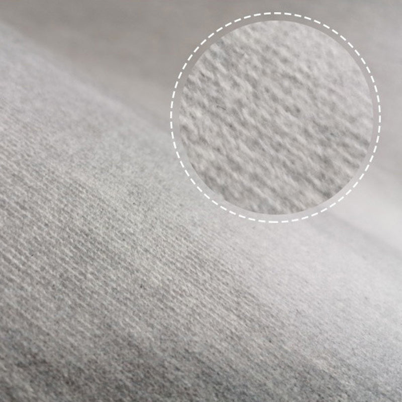 Dark Orange Color Block Rug Polyester Nordic Rug Washable Rug for Living Room