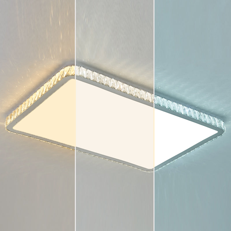 LED Flush Mount Ceiling Lighting Crystal Ceiling Living Room Dinning Room Bedroom