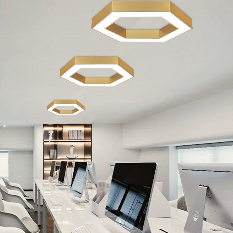 Lampes suspendues contemporaines en or luminaires d'éclairage pendentif en métal avec ombre acrylique