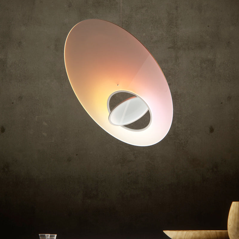 1 Licht hängende Leuchten moderne Federlampenlicht für Schlafzimmer