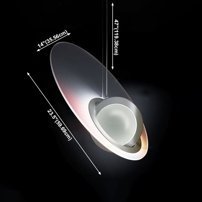 1 Licht hängende Leuchten moderne Federlampenlicht für Schlafzimmer