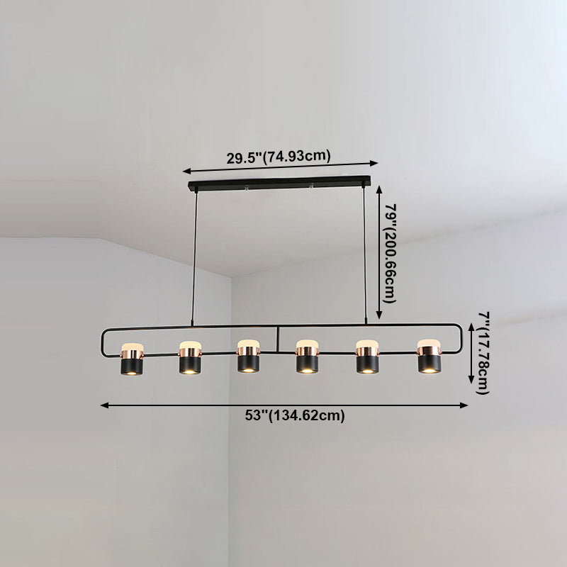 Nordic Pendant Light Modern Style Rotatable Chandelier Lamp Fixture for Dining Room