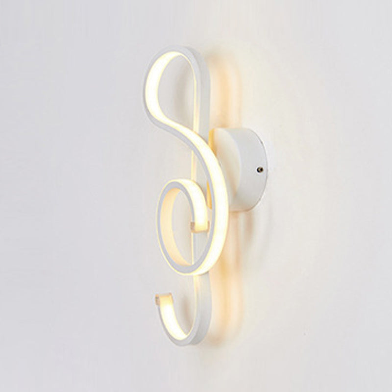 Sala de estar modernista pared apliques led lineal luz de pared simple montada en la pared