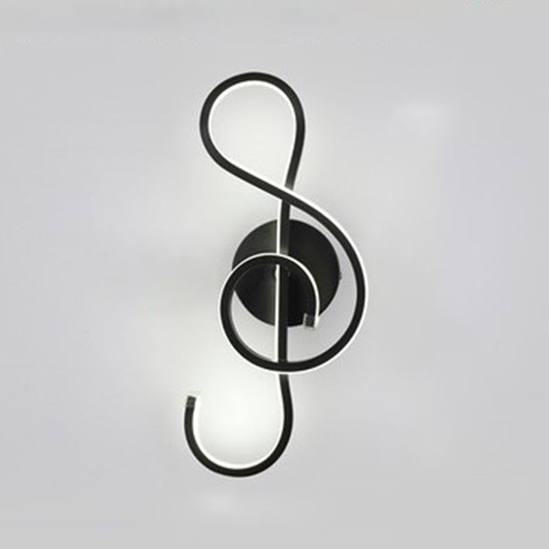 Sala de estar modernista pared apliques led lineal luz de pared simple montada en la pared