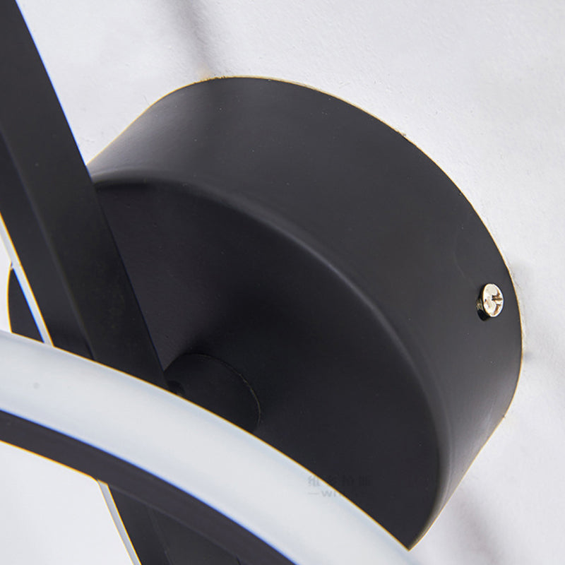 Sala de estar modernista pared apliques led lineal luz de pared simple montada en la pared