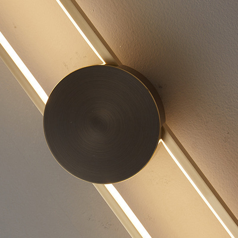 Living Room Wall Light Modern Oval Shape LED Simple Wall Mount Lighting