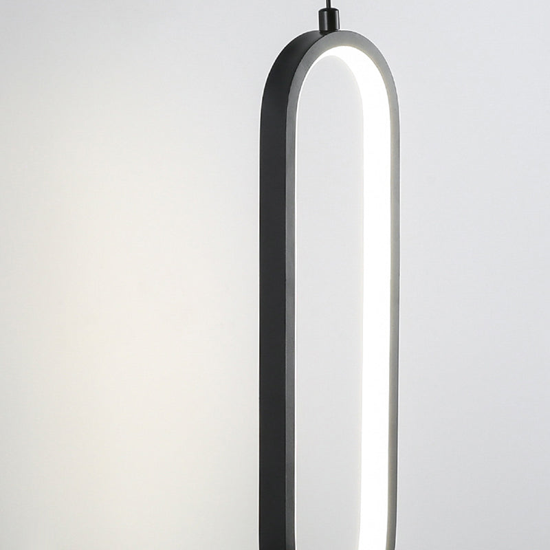 Bedside Modernist Wall Sconce Oval Single Light LED Simple Wall Mounted Light