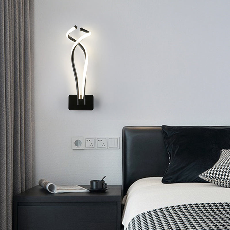 Nachtwandlicht moderner Minimalismus führte zwei Lichtmontage -Beleuchtung