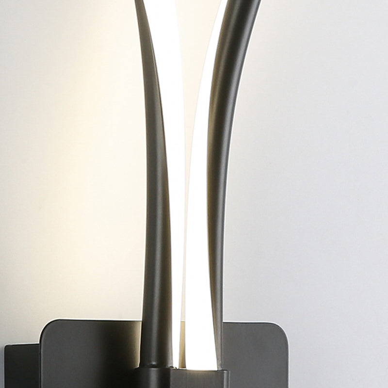 Nachtwandlicht moderner Minimalismus führte zwei Lichtmontage -Beleuchtung