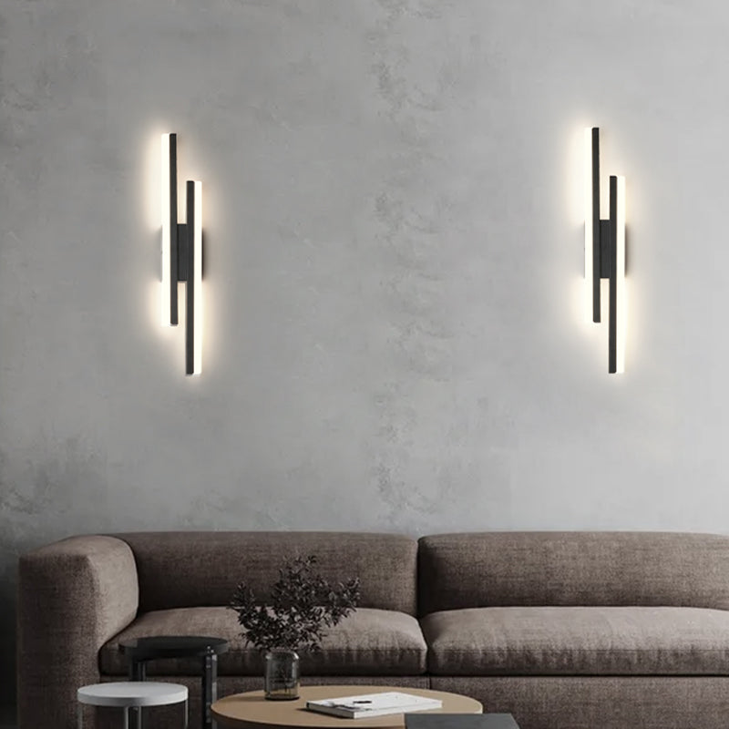 Zeitgenössische Einfachheit Wandlampe Lineare Wandleuchten für Schlafzimmer