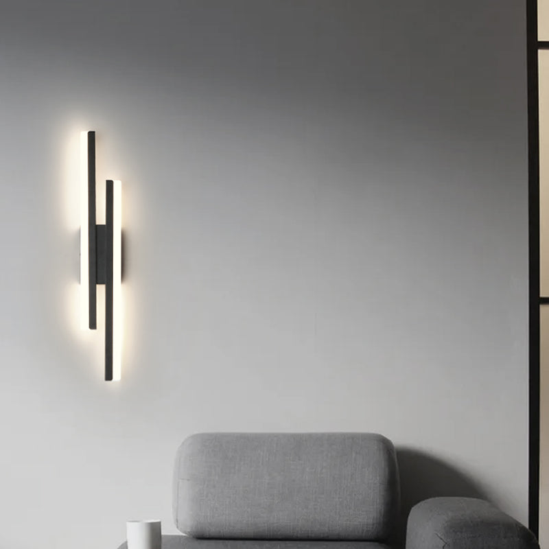 Zeitgenössische Einfachheit Wandlampe Lineare Wandleuchten für Schlafzimmer