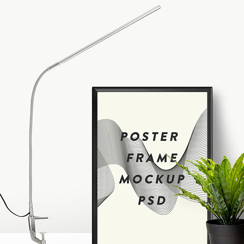 Adjustable Modern Linear Table Lamp Aluminum LED Desk Lamp for Bedroom