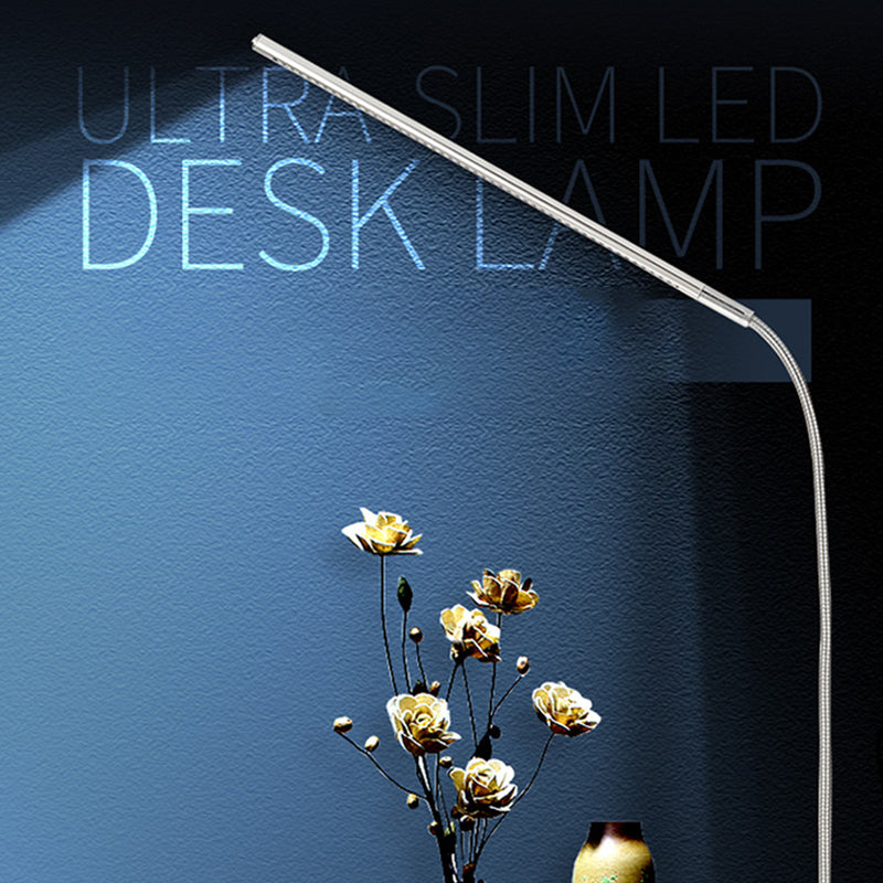Adjustable Modern Linear Table Lamp Aluminum LED Desk Lamp for Bedroom