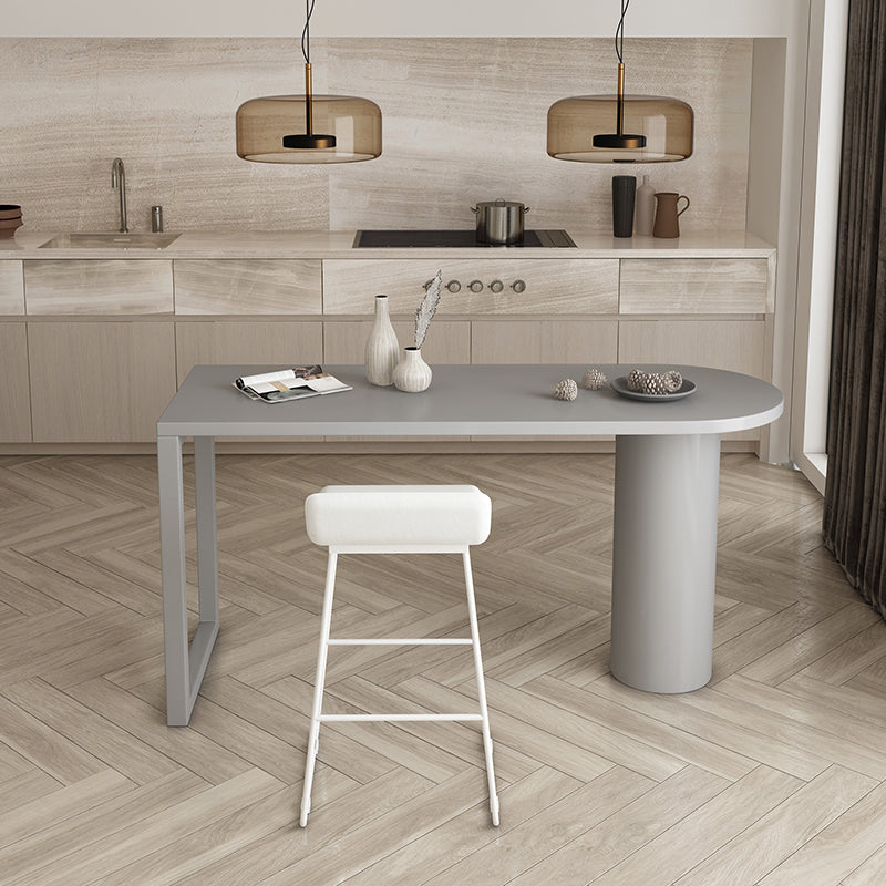 Table du comptoir supérieur en pin de style industriel Tableau de 42 pouces pour le salon