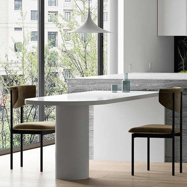 Industrial Style Bar Table Wood Specialty Top Bistro Table for Living Room