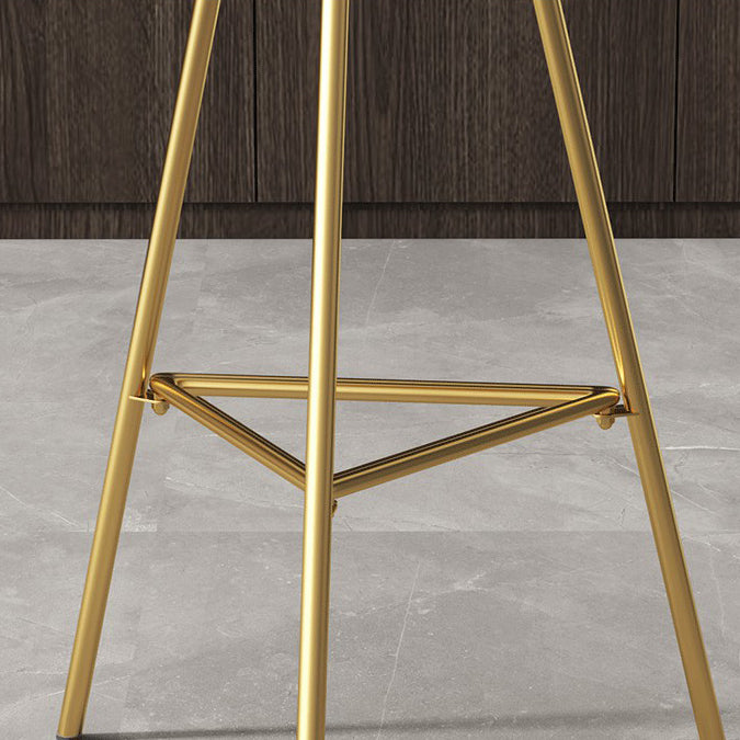 Industrial Round Indoor Bar Dining Table Iron Tripod Pedestal Bistro Table with Footrest