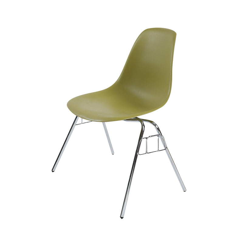 Moderne Metall Dining Armless Stuhl Plastik Essneitenstuhl für das Restaurantgebrauch