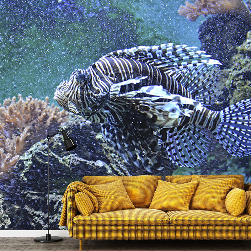 Mildew Resistant Wall Murals Seabed Photography Wall Murals for Bathroom