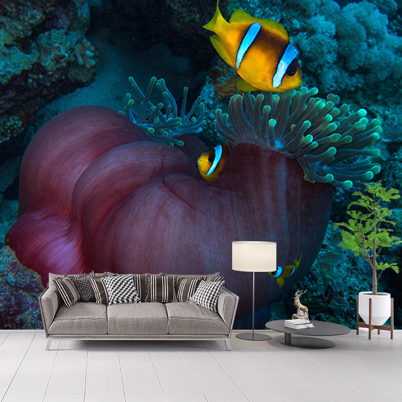 Photography Seabed Wall Murals Mildew Resistant Wall Murals for Home