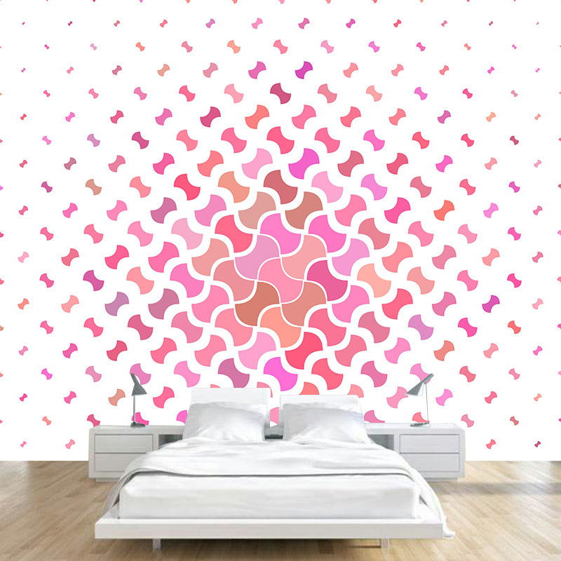 Geometry Illustration Wall Murals Mildew Resistant Wall Murals for Home