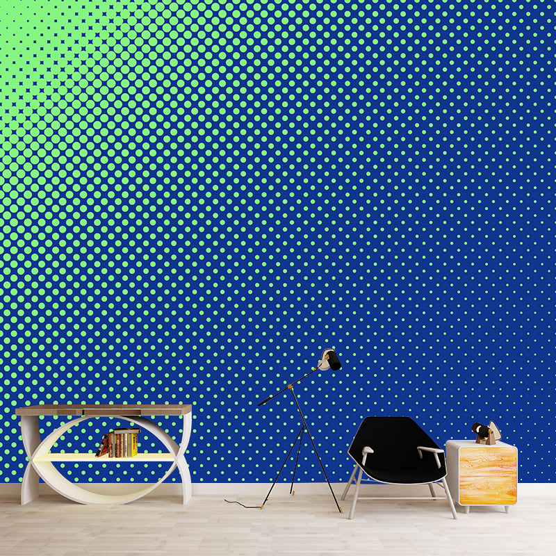 Customized Geometry Murals Illustration Mildew Resistant Wall Murals for Room