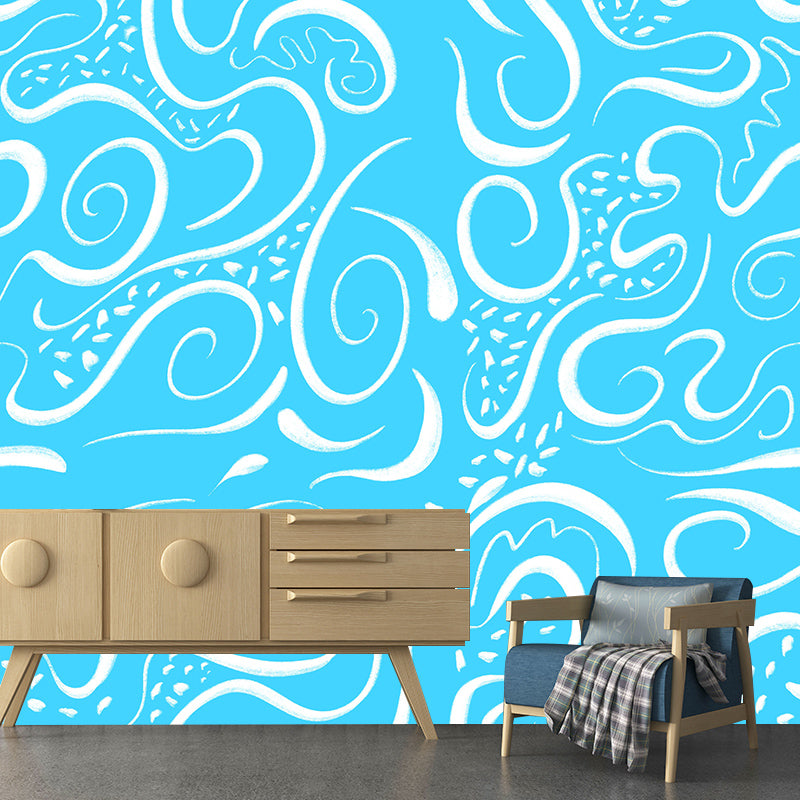 Customized Geometry Murals Illustration Mildew Resistant Wall Murals for Room