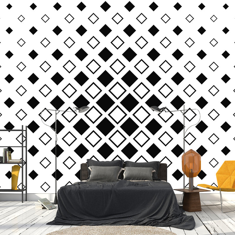 Eco-friendly Geometry Wall Mural Wallpaper Illustration Wall Mural for Room