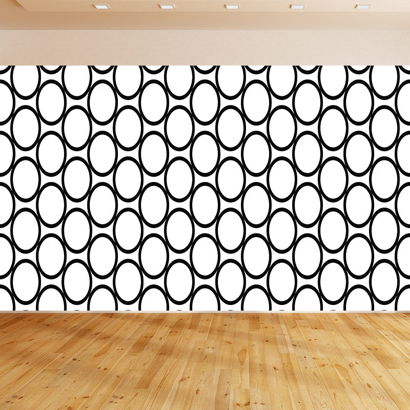 Mildew Resistant Geometry Wall Mural Wallpaper Illustration Wall Mural for Home