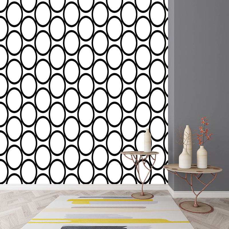 Mildew Resistant Geometry Wall Mural Wallpaper Illustration Wall Mural for Home