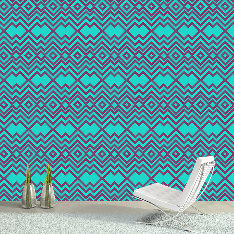 Geometry Wall Murals Wallpaper Illustration Mildew Resistant Wall Murals for Home