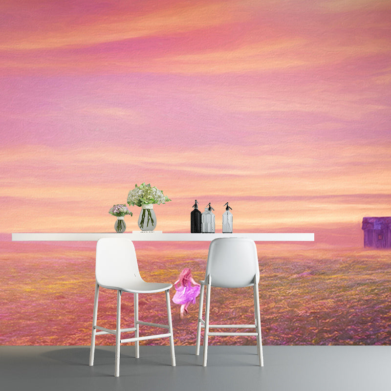 Bright Color Painting Murals Wallpaper Illustration Mildew Resistant Wall Murals
