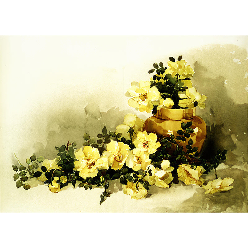 Bright Color Painting Murals Wallpaper Illustration Mildew Resistant Wall Murals
