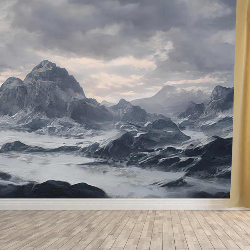 Mildew Resistant Painting Murals Wallpaper Illustration Wall Murals for Living Room