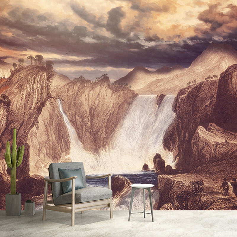 Illustration Painting Wall Murals Wallpaper Mildew Resistant Wall Murals for Room