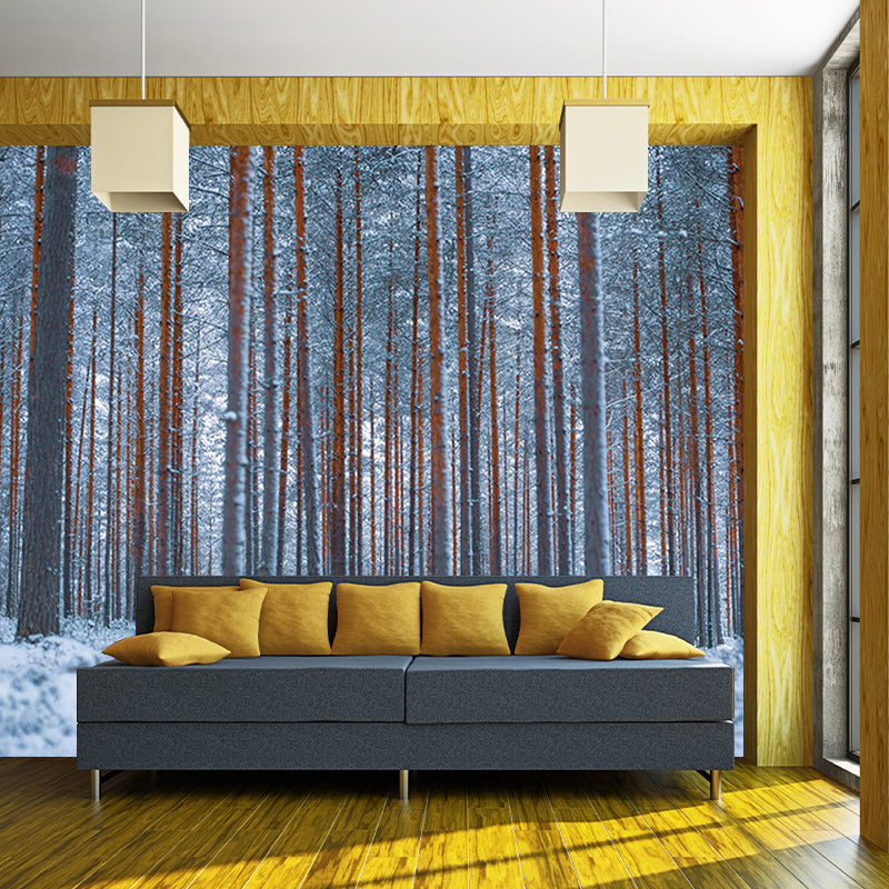 Dining Room Wall Mural Modern Forest Decorative Eco-friendly Wall Covering