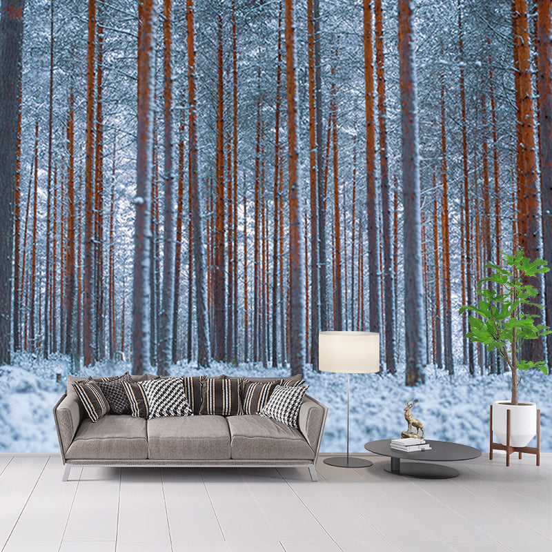 Dining Room Wall Mural Modern Forest Decorative Eco-friendly Wall Covering