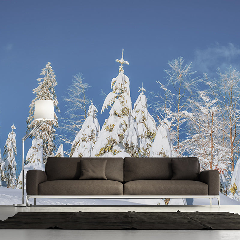 Living Room Wall Mural Modern Forest Decorative Eco-friendly Wall Covering