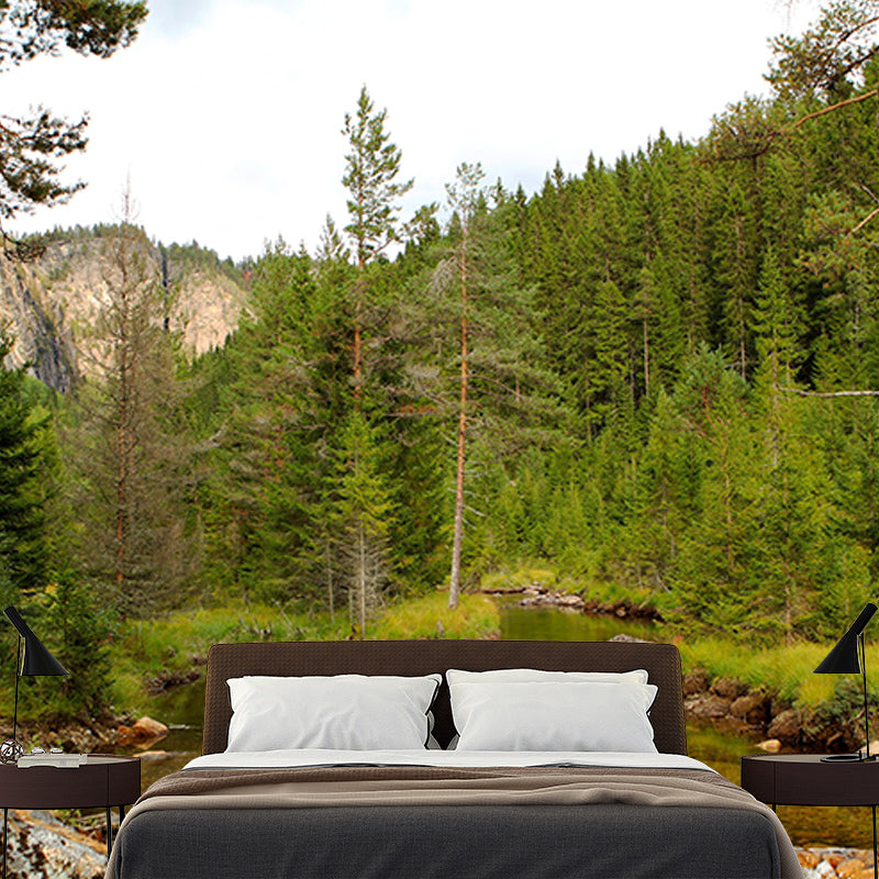 Living Room Wall Mural Modern Forest Decorative Eco-friendly Wall Covering