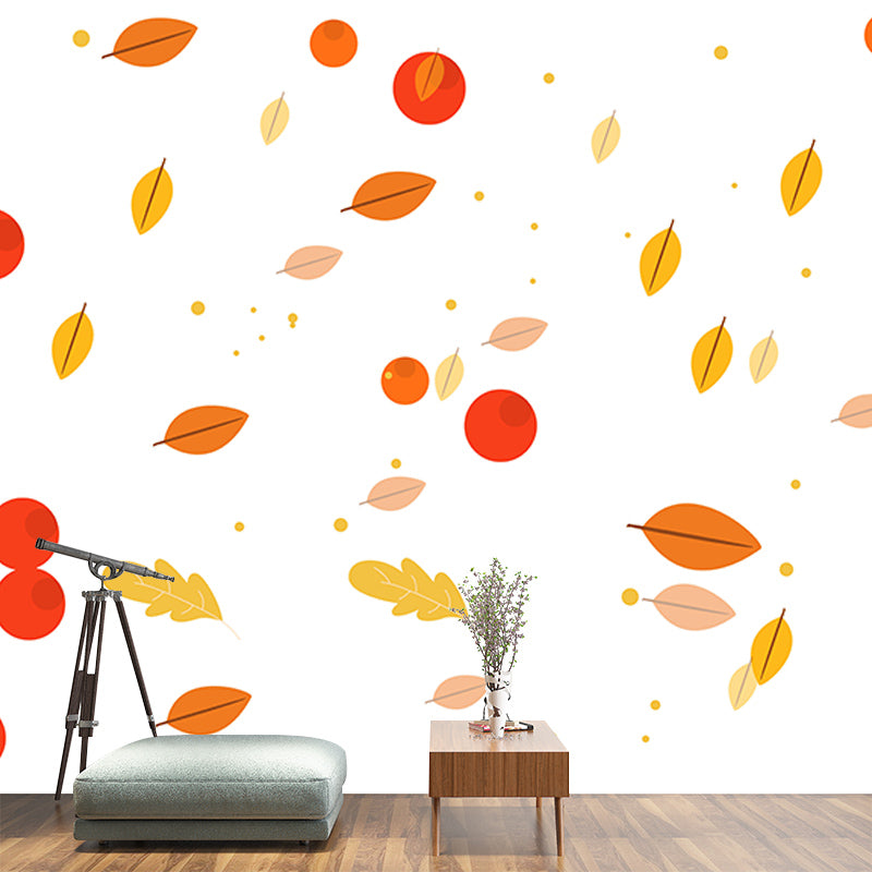 Environment Friendly Mural Tropical Plants Decorative Mildew Resistant Wall Art