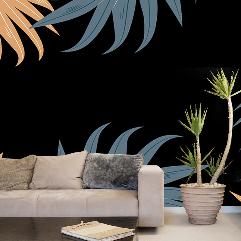 Tropical plants Mural Decorative Mildew Resistant Wall Covering