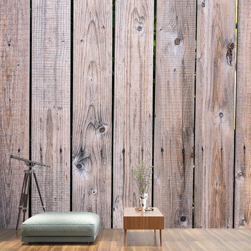 Industrial Style Mural Wood Texture Decorative Eco-friendly Wall Covering