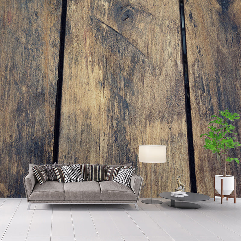 Kitchen Wall Mural Industrial Wood Texture Decorative Eco-friendly Wall Covering