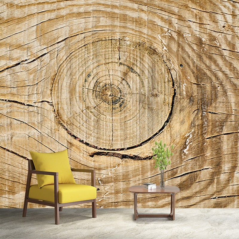 Bedroom Wall Mural Industrial Wood Texture Decorative Eco-friendly Wall Covering