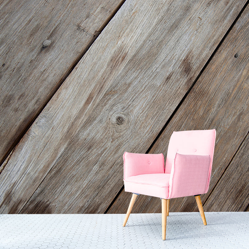 Bedroom Wall Mural Industrial Wood Texture Decorative Eco-friendly Wall Covering